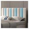 LYXPEIJIAN 3D Headboards Stickers Bed Headboard 3D Wall Stickers Head Board Bed Head Wallpaper Wall Panel (Color : 07, Size : 50x20cm) view 3