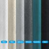 MaKefeile Room Divider Curtains Total Blackout Privacy Curtain Panel Room Thermal Insulated Noise Reduction Curtains for Bedroom Window Living Room Ceiling Track Curtain W 8.3 ft  H 8 ft Grey view 4