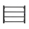 MUSUMI Towel Warmer,Wall Mounted Electric Heated Towel Rack with Timer, 4 Bars Heated Towel Rack 304 Stainless Steel 88W Towel Warmer Rack (Plug in) view 1