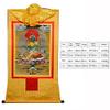 Buddhist banner, Tibetan thangka,thangka painting,buddhist tapestry,Tantric Tibetan Buddhist Thangka Wall Hanging,Green Tara,Khadiravani,Jetsun Dolma,Hot Stamping Brocade Buddhist Tapestry for Zen Hom view 4