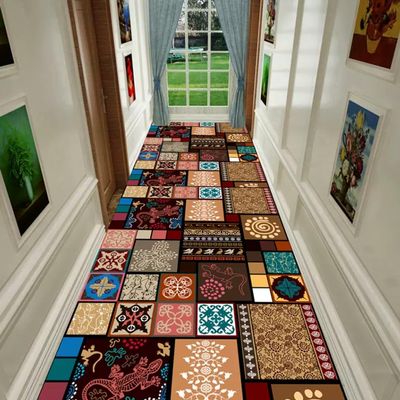2ft8inx26ft Non Slip Low-Pile Non-Shedding Easy Care Washable Room Decoration Area Runner Rug with Rubber Backing Ideal for High Traffic Home Areas in Bedroom Living Room Dinning Room Kitchen
