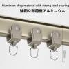 Curtain Track Ceiling Mount, Ceiling Track Room Divider, Curtain Rod, Windows and Room Divider Ceiling Track Set, for Windows, Cabinet Closet, Bathroom Shower Curtain ( Color : White , Size : 1m/3ft ) view 3