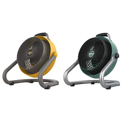 Vornado 293 16 In. Heavy Duty Air Circulator Shop Fan Bundle, Yellow and Green