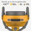 Vornado 293 16 In. Heavy Duty Air Circulator Shop Fan Bundle, Yellow and Green view 3