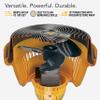 Vornado 293 16 In. Heavy Duty Air Circulator Shop Fan Bundle, Yellow and Green view 4