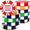 PullCrease 12 Pcs Large Poker Chip Favor Boxes 9 Inch Casino Party Decorations, Giant Poker Chip Centerpieces for Table, Game Night Prom Birthday Supplies view 1