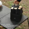 Portable Spice Bag, Camping Spice Carry Bag Seasoning Bottle Holder Spice Bottle Carry Bag Portable Spice Bag for Travel Outdoor BBQ Picnic(Black) view 2