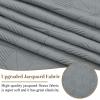 ALIECOM Extra Soft Corner Sectional Sofa Covers L Shaped Couch Cover Sectional Slipcovers with Non Slip Foams Jacquard Stretch U Shape Furniture Protector for Pets Dogs (Light Grey Star, X-Large) view 4