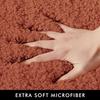 MIULEE Rust Extra Thick Non Slip Bathroom Rug Fall Shaggy Soft Bath Mat Plush Microfiber Absorbent Water for Shower Tub Machine Washable (16x24 Inches) view 3