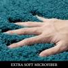 MIULEE Teal Bathroom Runner Rugs, Soft Absorbent Microfiber Long Bath Rugs Non Slip Quick Dry Fluffy Bath Mats for Bathroom Floor, Machine Washable, 24x40 Inch view 2