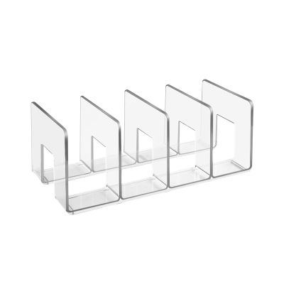 FLCPJGV Bookshelf Dividers, Purse Display Stand, Handbag Divider, Shelf Purse Organizer for Closet for Cabinet Table, Clear