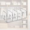 FLCPJGV Bookshelf Dividers, Purse Display Stand, Handbag Divider, Shelf Purse Organizer for Closet for Cabinet Table, Clear view 3