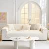 vctops Soft Velvet Sofa Cover Farmhouse Floral Quilted Sectional Couch Covers Non Slip Washable Couch Cover Sofa Slipcover for Dogs, Children, Pets, 1 Piece/Not All Set (Cream,27"x47") view 2