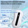 Window Cleaner Robot, 5600Pa Suction, with Automatic Water Spray Smart Glass Cleaning Robotic for Indoor and Outdoor Glass Tile Window Smart Cleaner Kit with Remote Control,Black view 3