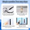 Window Cleaner Robot, 5600Pa Suction, with Automatic Water Spray Smart Glass Cleaning Robotic for Indoor and Outdoor Glass Tile Window Smart Cleaner Kit with Remote Control,Black view 4