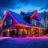 adlkirg 50FT RGB Neon Rope Lights with Remote,120V ETL Led Strip Lighting,Expandable Commercial Grade IP65 Waterproof Plug-in Led Rope Lights with Dimmable Power Adapter for Outdoor,Indoor Using view 2