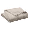 Twin Size 100% Cotton Blanket | Super Soft Breathable Lightweight Throw Blanket | All-Season Knit Blanket | Versatile Hotel Luxury | Easy Care Twin Cotton Blanket | Oeko-Tex Blanket | Mink view 1