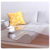 TTKmlGsD Transparent Tablecloth 1.5mm Thick Clear Desk Protector Table Pads, Plastic Tablecloth Table Protector for Dining Room Table(19.68x70.86in) Multi-Size (Size : 100x100cm(39.37x39.37in)) view 2