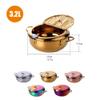 Xgxoz Deep Fryer Pot Japanese Stainless Steel Tempura Small Deep Fryer Frying Pot with Thermometer Lid and Oil Drip Drainer Rack for French Fries Shrimp Chicken Wings,Stainless Steel view 3