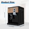 Desktop Electric Water Cooler Dispenser Hot Cold Water Freestanding Top Loading Water Coolers (Black Gold) view 4
