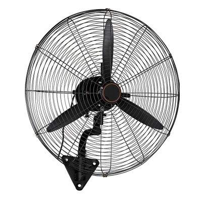 EliteBloom Outdoor Wall Fan Industrial Wall Mounted Electric Cooling Fan 3-Speed Heavy Duty Wall Mount Fan Adjustable Tilt Oscillating Fan (Copper 78Cm/30In)