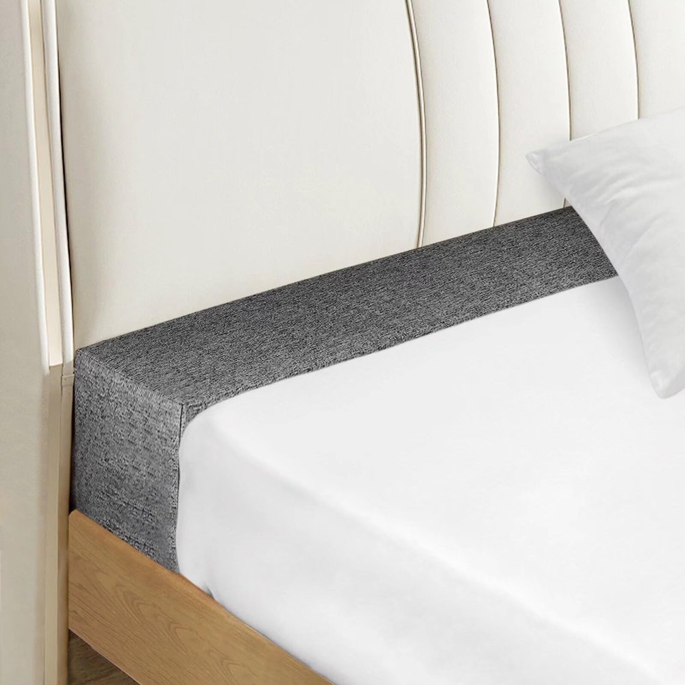 Bed Gap Filler,High-Density Bed Crack Filler with Removable Cover,Mattress Extender for Headboard Gap,Spacer Filler Between Mattress and Wall,Bed Wedge Gap Filler,Dark Gray,39"x4"x6",Twin/Twin XL