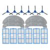 PLANTKA Side Brush, Hepa Filter, Mop Cloth, Compatible for Laresar Grande 1, Robot Vacuum Cleaner Parts view 1