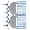 PLANTKA Side Brush, Hepa Filter, Mop Cloth, Compatible for Laresar Grande 1, Robot Vacuum Cleaner Parts view 2