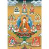 buddha tapestry, Tibetan thangka,thangka painting,buddhist tapestry,Tibetan Thangka Art,Eight Forms of Padmasambhava,Guru Rinpoche,Lotus Born,Padmakara,Buddhist Thangka Painting,Thangka Brocade,Buddha view 2