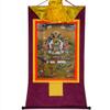 buddha tapestry, Tibetan thangka,thangka painting,buddhist tapestry,Tantric Tibetan Buddhist Thangka Wall Hanging,Green Tara in Mandala,Khadiravani,Jetsun Dolma,Hot Stamping Brocade Buddhist Tapestry view 1