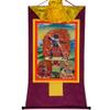 buddha tapestry, Tibetan thangka,thangka painting,buddhist tapestry,Three Dharmapalas of The Gelugpa,Palden Lhamo,Mahakala,Yamantaka, Tibetan Thangka Painting Art,Buddhist Thangka Brocade,Buddha Tapes view 1
