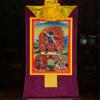 buddha tapestry, Tibetan thangka,thangka painting,buddhist tapestry,Three Dharmapalas of The Gelugpa,Palden Lhamo,Mahakala,Yamantaka, Tibetan Thangka Painting Art,Buddhist Thangka Brocade,Buddha Tapes view 3