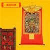 buddha tapestry, Tibetan thangka,thangka painting,buddhist tapestry,Guru-Saint Padmasambhava and 23 Jambhalas,Gods of Wealth, Tibetan Thangka Painting Art,Buddhist Thangka Brocade,Buddha Tapestry with view 3