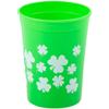 Fun Express St. Patricks Day Shamrock & Clover Reusable Plastic Cups 10 oz - 12 Ct view 2