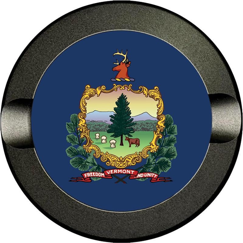 Brotherhood Metal Zyn Container - Metal Zyn Holder - Zyn Metal Can - Metal Container for Zyn Holder - Metal Zyn Can Golf Gifts for Him - Zyn Containers for Golf - Vermont State Flag