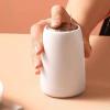FOREPANY Cotton Swab Holder,Toothpick Holder, Automatic Toothpick Holder Box Portable Toothpick Container Toothpick Dispenser Home Table Toothpick Storage Box, 6*9.3cm, Roze view 3