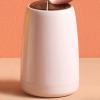 FOREPANY Cotton Swab Holder,Toothpick Holder, Automatic Toothpick Holder Box Portable Toothpick Container Toothpick Dispenser Home Table Toothpick Storage Box, 6*9.3cm, Roze view 4
