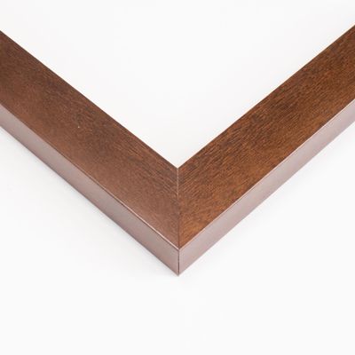 Poster Palooza 20x24 Frame Brown Walnut Solid Wood Picture | 1.25 Inch Moulding Width | Includes UV Acrylic Plexiglass, Foam Board Backing & Hanging Hardware