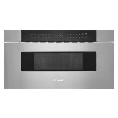 COSMO COS-MWD3012NHSS 30 in. Haven Collection 1.2 cu. ft. Built-in Microwave Drawer, Presets, Touch Controls, Defrosting Rack, Stainless Steel