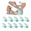 AKYLDI Shoe Slot Organizer, Adjustable Shoe Slots Organizer, Double Deck Shoe Slotz for Closet Organization,Green-25 view 1