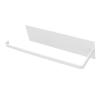 Paper Towel Holder Self Adhesive Carbon Steel Paper Towel Bar Elegant Bathroom (White) view 2