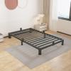ROIL 4 inch Twin Bed Frames with Round Corner Legs Mattress Retainers 3500LBS Heavy Duty Steel Slats No Box Spring Needed Platform Noise-Free Easy Assembly view 1