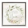 Mother's Day Rose Wreath Floral Love, 24 x 24 Inch Canvas in Floater Frame view 1