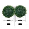DSFHVBDD Plant Ball Clean Look, Greenery Balls Indoor, Grass Ball Decoration, Greenery Balls Decorative, for Home Living Room Wedding Garden Farmhouse Spring Easter Table view 2