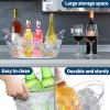 2 PCS Ice Buckets for parties - Party Cooler for Mimosa Bar Supplies - Extra Large Acrylic Beverage Tub Champagne bucket with 2 Scoops 5.5L view 4