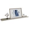xinxinxiang Wall Shelves 2 pcs Shelving Wall Mounted Bedroom Decor Shelves for Wall Storage Shelves Decorative Shelves Concrete Gray 31.5""x3.5""x1.2"", Grey view 4