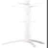 GTEFSWS Coat Racks Elegant Coat Racks Wooden Coat Rack Stand Entryway Free Standing Coat Stand with 8 Hooks Triangular Base Coat Rack Clothes (Color : White, Size : 183 * 46cm) view 1