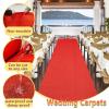 Aisle Runner for Weddings 10m 15m 20m 25m 30m 50m Carpet Roll Red for Indoor Outdoor Accessories, Wedding Party Hallway Runway Rug (Size : 1.5x50m) view 3