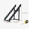 BESNUT Ceramic Tile Door Stand Holder,Floor Porcelain Display Stand Rack,Wooden Floor Sample Holder,Floor Tile Display Stand with 8 Card Slots view 2
