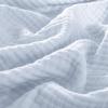 PHF 100% Cotton Muslin Blanket Queen Size 90"x90", 4-Layer Lightweight Gauze Throw, Breathable Cloud-Soft Minimalist Blanket for Bed, Couch, Camping & Baby, Ancient Water, Ideal Gift view 4